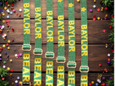 Baylor Bears Green Gameday Beaded Adjustable Purse Strap