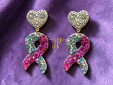 SUICIDE PREVENTION & AWARENESS RIBBON EARRINGS — PREORDER