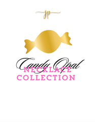 Candy Opal Jelly Bean Multicolored Necklace in Pumpkin Shaped Beads