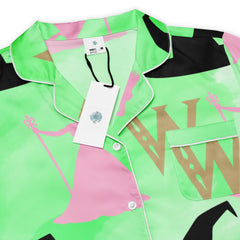 Wickedly Glam Women’s Long Sleeve Silky Pajama Top