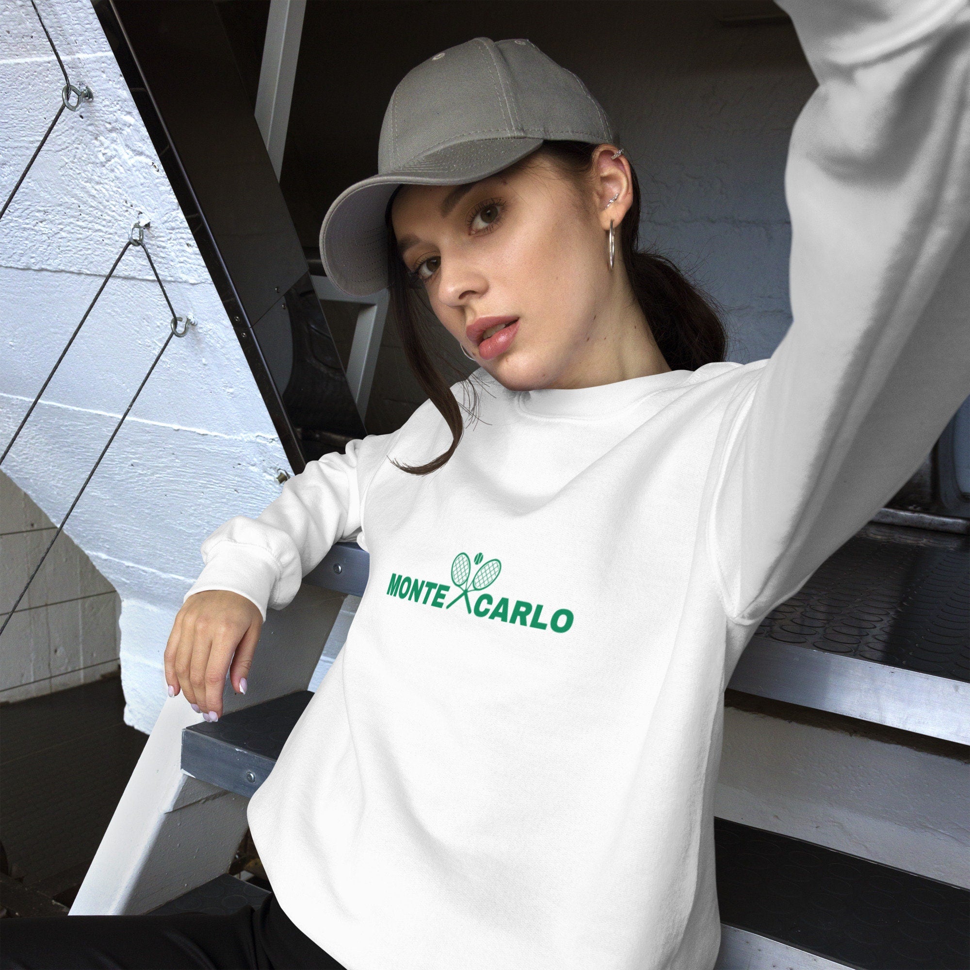 Monte Carlo Ladies Green Jetsetter  Sweatshirt